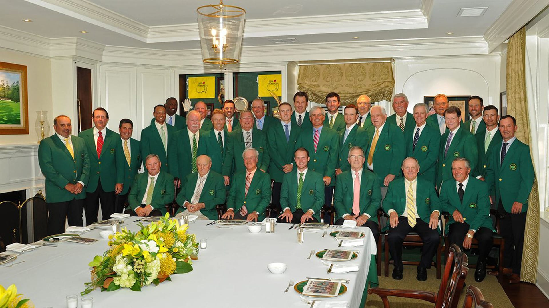 Masters Champions Dinner
 Mark O Meara sees Tiger Woods at 2017 Masters Champions