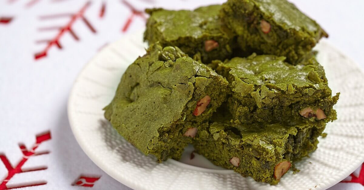 Matcha Dessert Recipes
 Mesmerizing Matcha Desserts Emerald Pecan Brownies