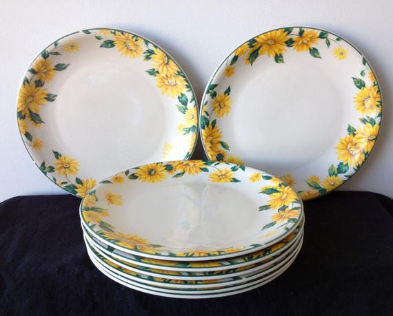 Mcdonald'S Dinner Box Discontinued
 Thomson China Sunflower Dinner Plate Discontinued ly 3