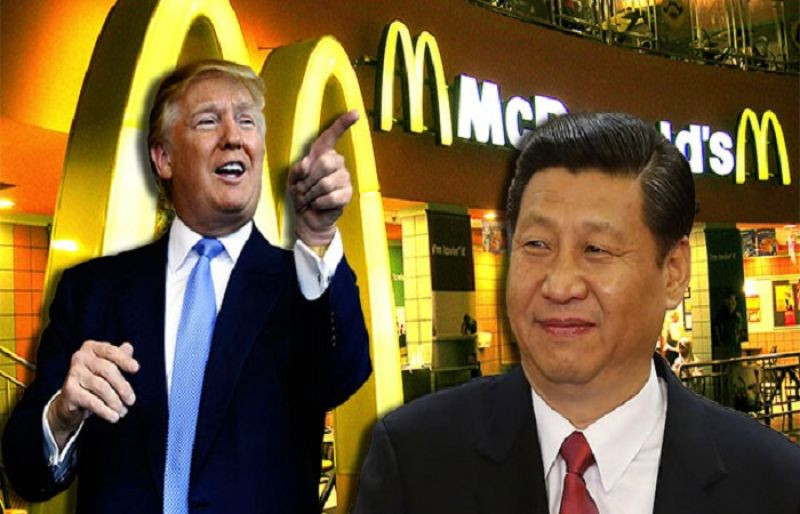 Mcdonald'S Dinner Box
 Trump says Xi should a McDonald s hamburger instead