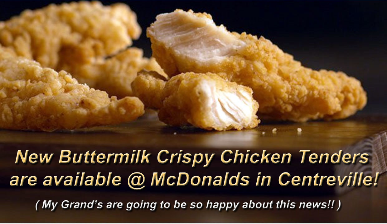 Mcdonalds Chicken Tenders Nutrition
 McDonald’s Tests New Item Centreville Restaurant