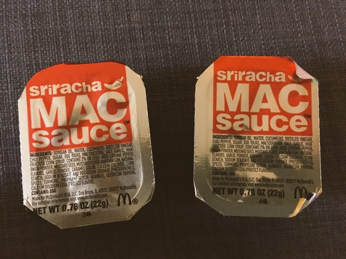 Mcdonalds Dipping Sauces 2017
 McDonald s introducing Sriracha sandwich with Sriracha Mac