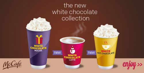 Mcdonalds Hot Chocolate
 McDonald s New White Hot Chocolate McCafe drinks for the