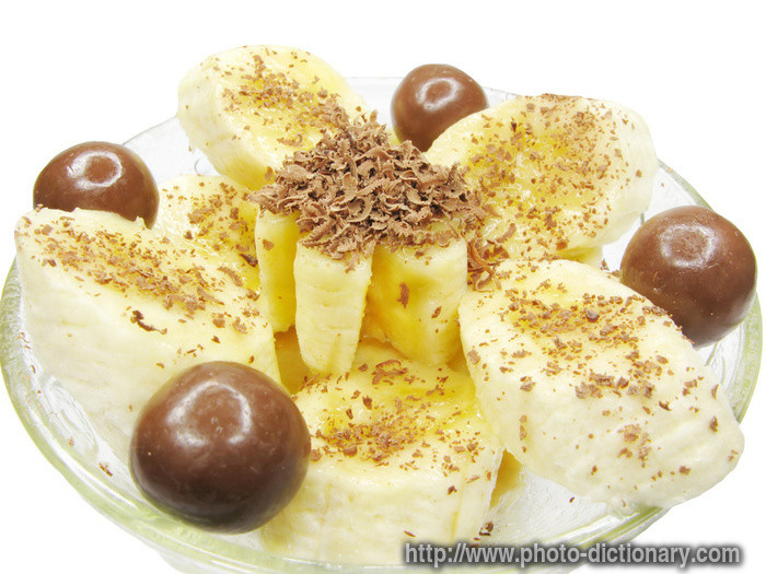 Meaning Of Dessert
 banana dessert photo picture definition at