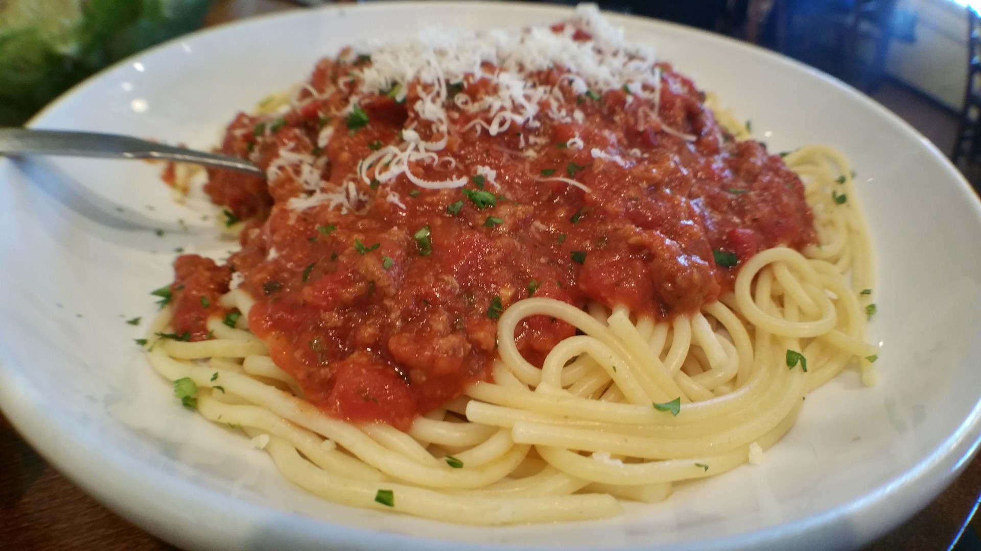 Meat Sauce Spaghetti
 Spaghetti And Meat Sauce Recipe — Dishmaps
