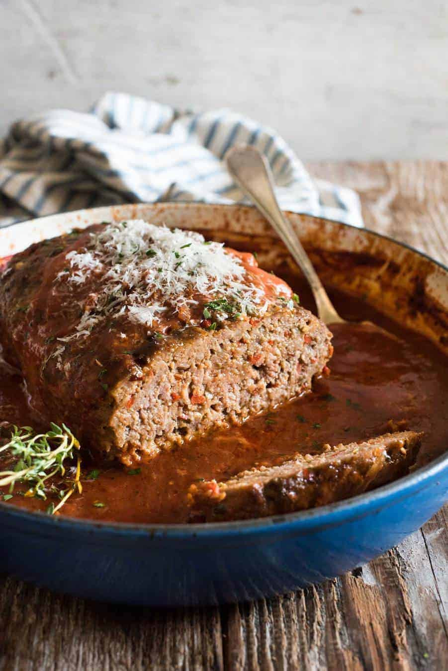 Meatloaf Sauce Recipe
 Italian Meatloaf with Marinara Sauce