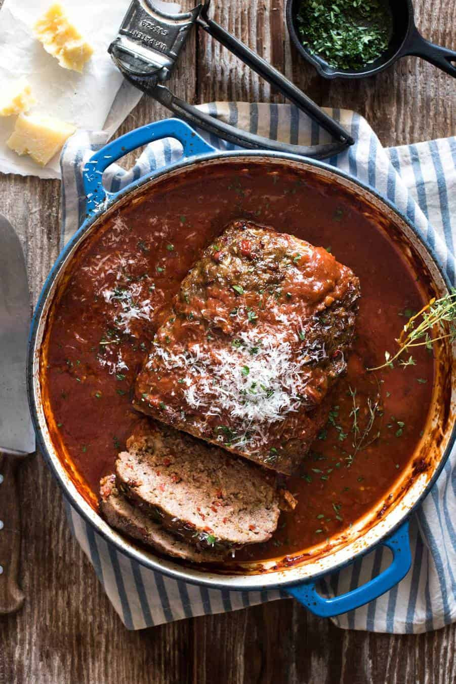 Meatloaf Sauce Recipe
 Italian Meatloaf with Marinara Sauce