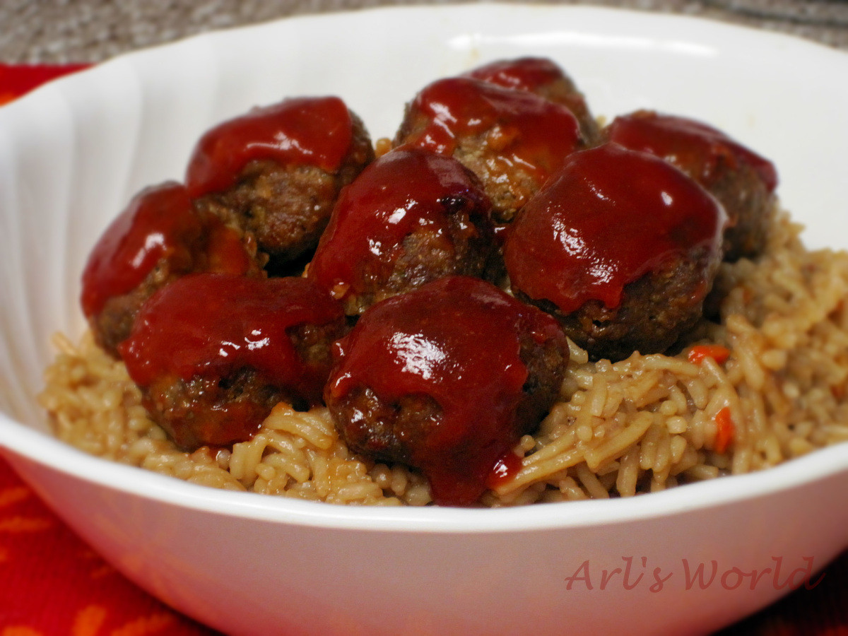 Meatloaf With Rice
 Meatloaf balls with Brown Rice – Arl s World