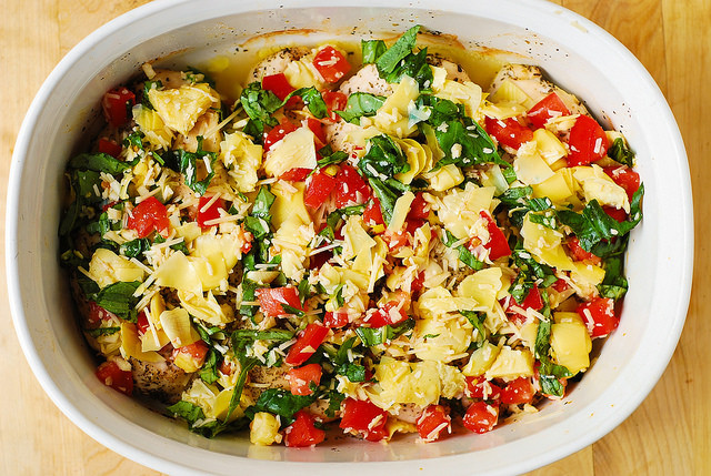 Mediterranean Dinner Recipes
 Tomato Basil Artichoke Baked Chicken Julia s Album