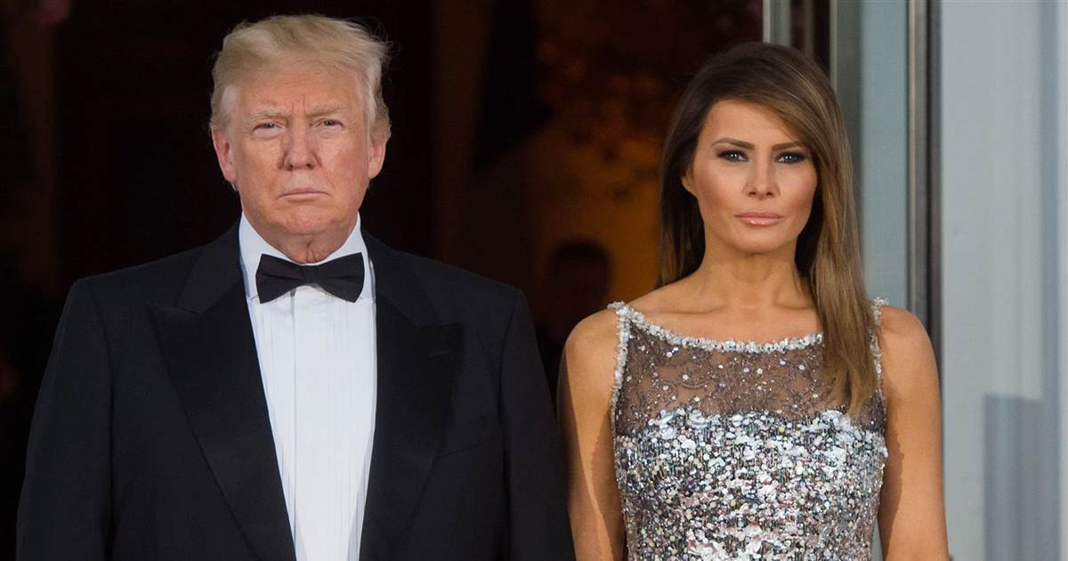 Melania Trump State Dinner
 Melania Trump wears Chanel dress at state dinner with France