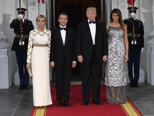 Melania Trump State Dinner
 Melania Trump s fun but can’t go outside France s