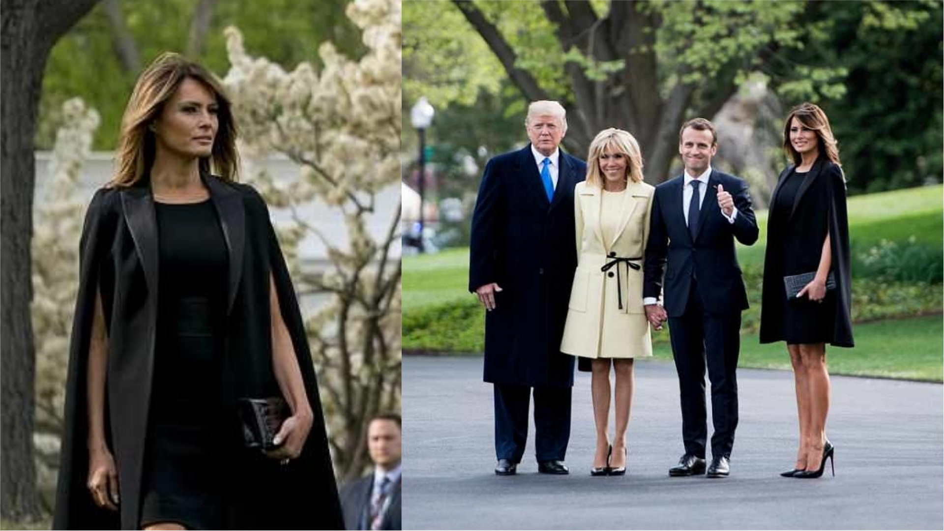 Melania Trump State Dinner
 President Trump and Melania Host France s President and