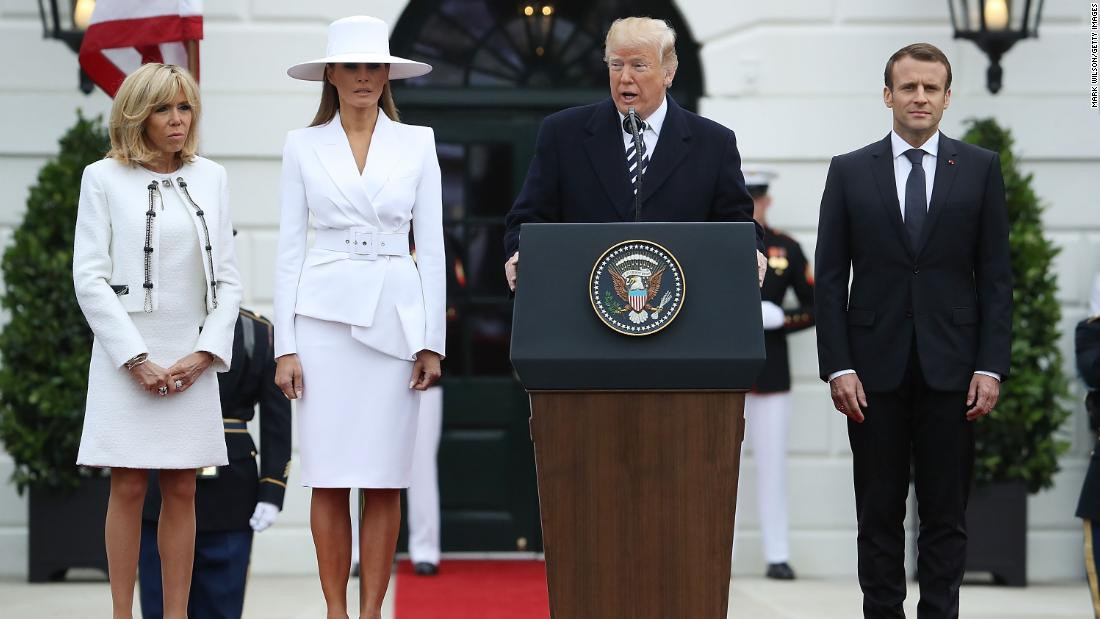 Melania Trump State Dinner
 Trump hosts France s Macron Live updates