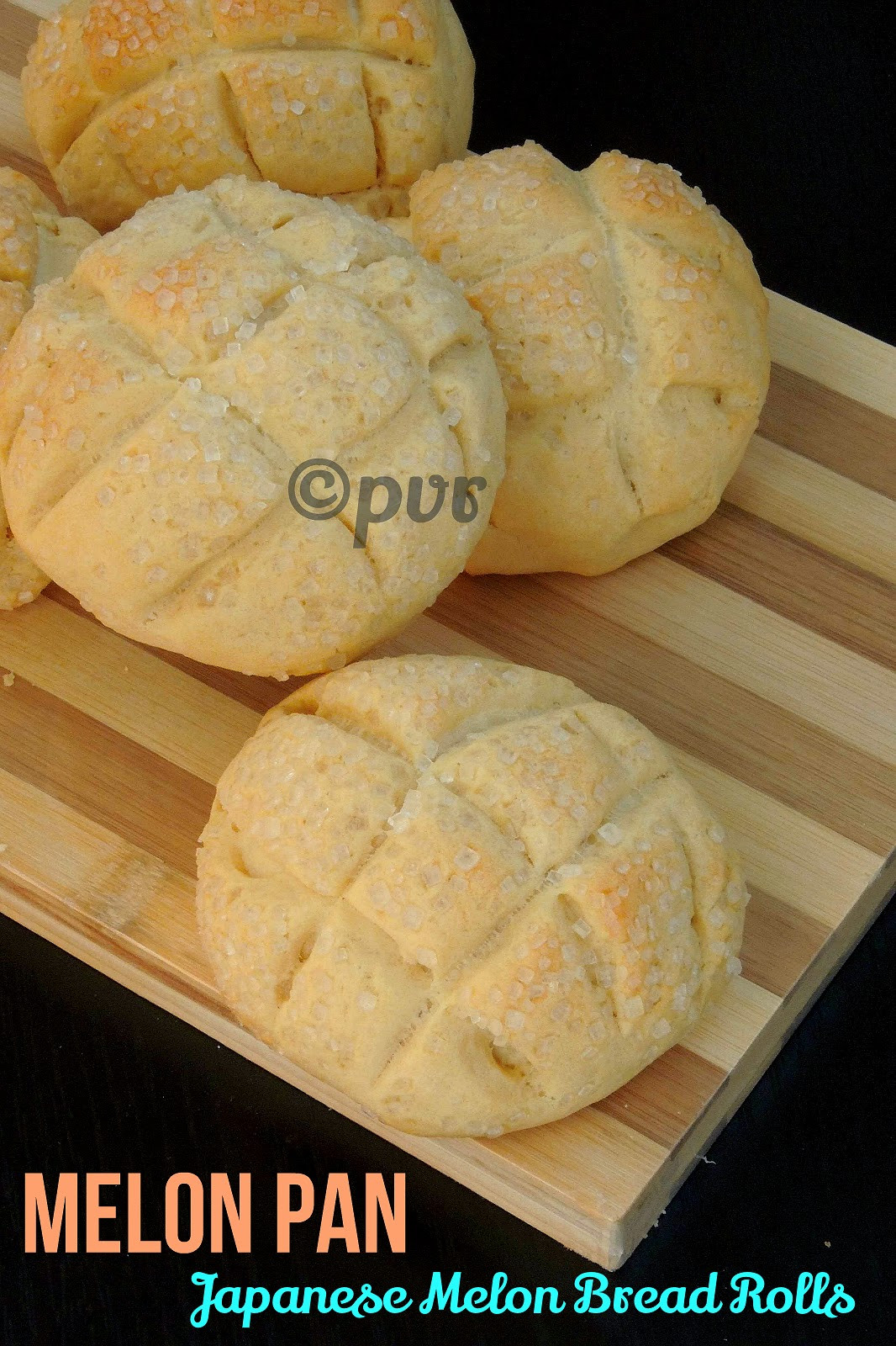 Melon Bread Recipe
 Priya s Versatile Recipes Japanese Melon Pan