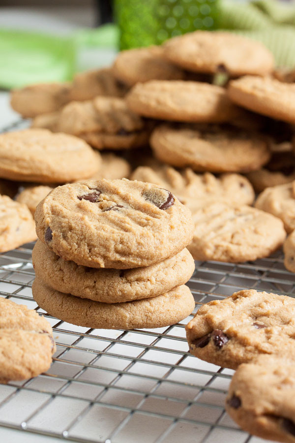 Melted Butter Chocolate Chip Cookies
 Melt in your mouth Peanut Butter Chocolate Chip Cookies