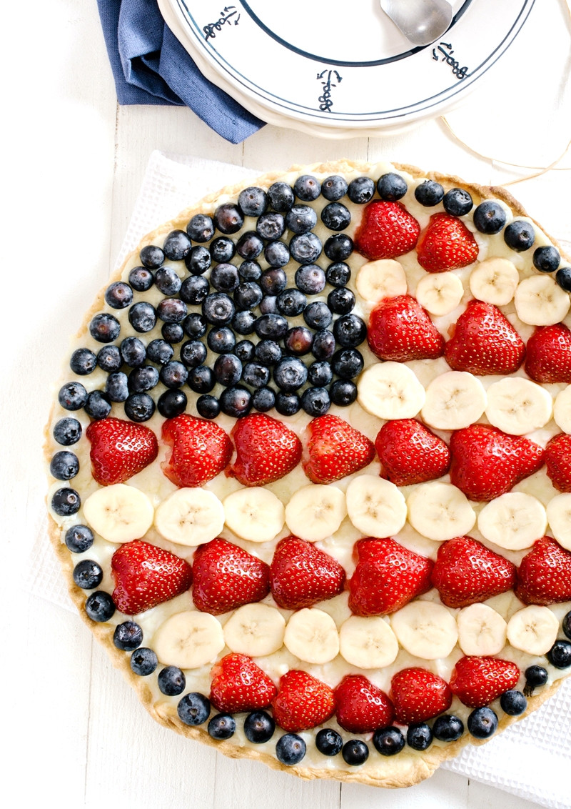 Memorial Day Desserts Recipes
 Red White & Blue Fruit Tart Recipe Party Ideas