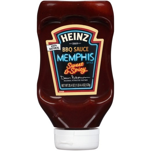 Memphis Style Bbq Sauce
 Heinz Memphis Style Sweet & Spicy BBQ Sauce 19 5 oz Tar