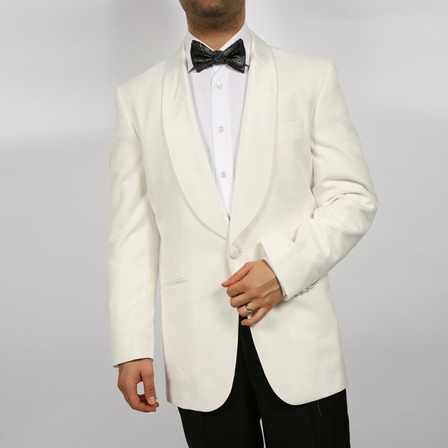 Mens White Dinner Jacket
 Ferrecci Men s White Shawl Collar Dinner Jacket Free