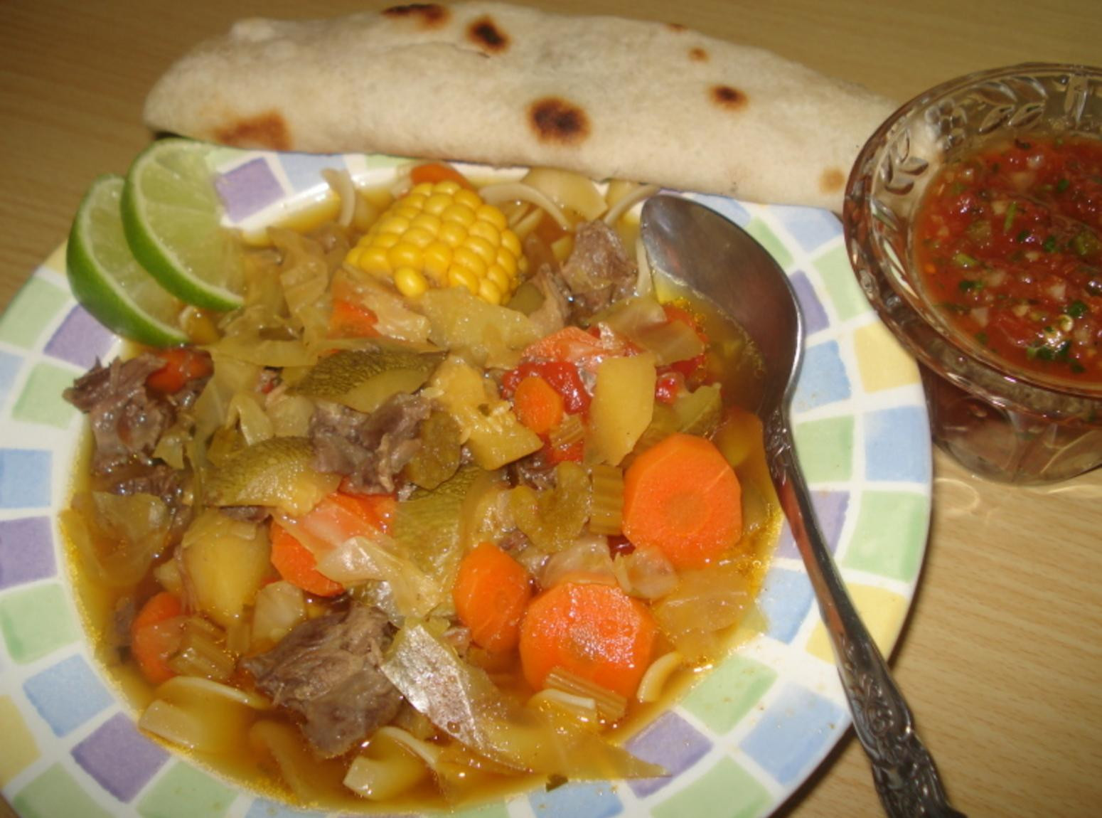 Mexican Beef Soup
 Mexican Beef Ve able Soup Caldo Mexicano de Res y