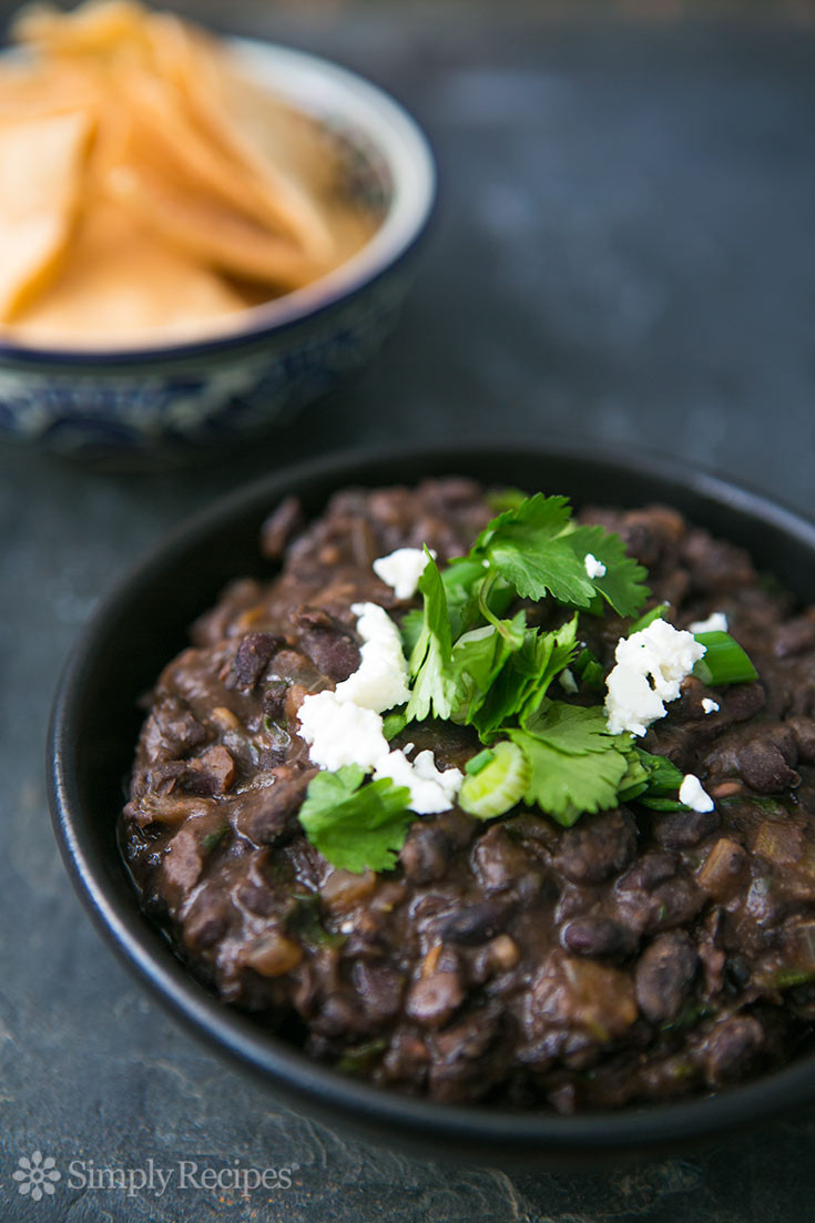 Mexican Black Bean Recipes
 Refried Black Beans Recipe