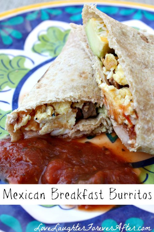 Mexican Breakfast Burritos
 Easy Mexican Breakfast Burritos Recipe