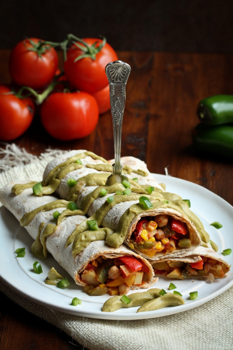 Mexican Breakfast Burritos
 Easy Vegan Mexican Breakfast Burritos