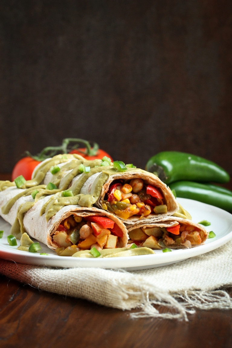 Mexican Breakfast Burritos
 Easy Vegan Mexican Breakfast Burritos