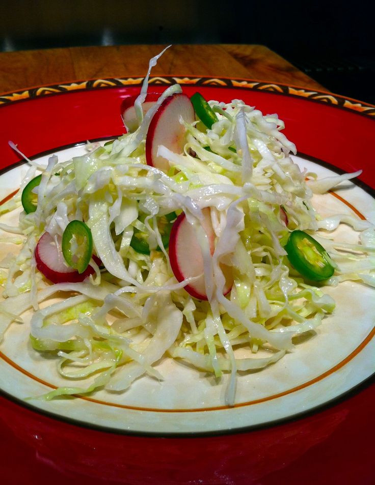 Mexican Cabbage Salad
 470 best images about ida Tradicional Mexicana on