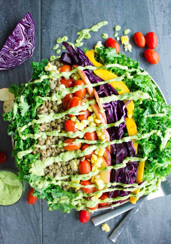 Mexican Cabbage Salad
 Detox Salad with Green Goddess Dressing