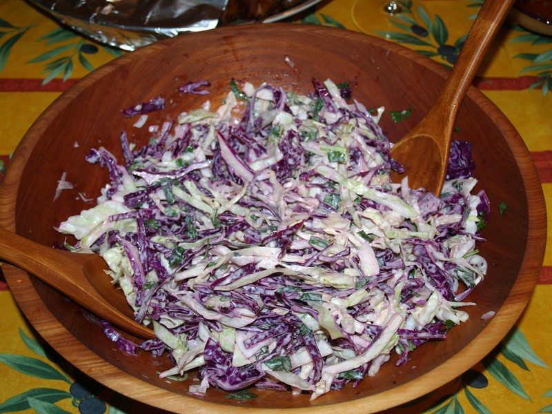 Mexican Cabbage Salad
 Mexican Cole Slaw with Lime and Cilantro Recipe by John