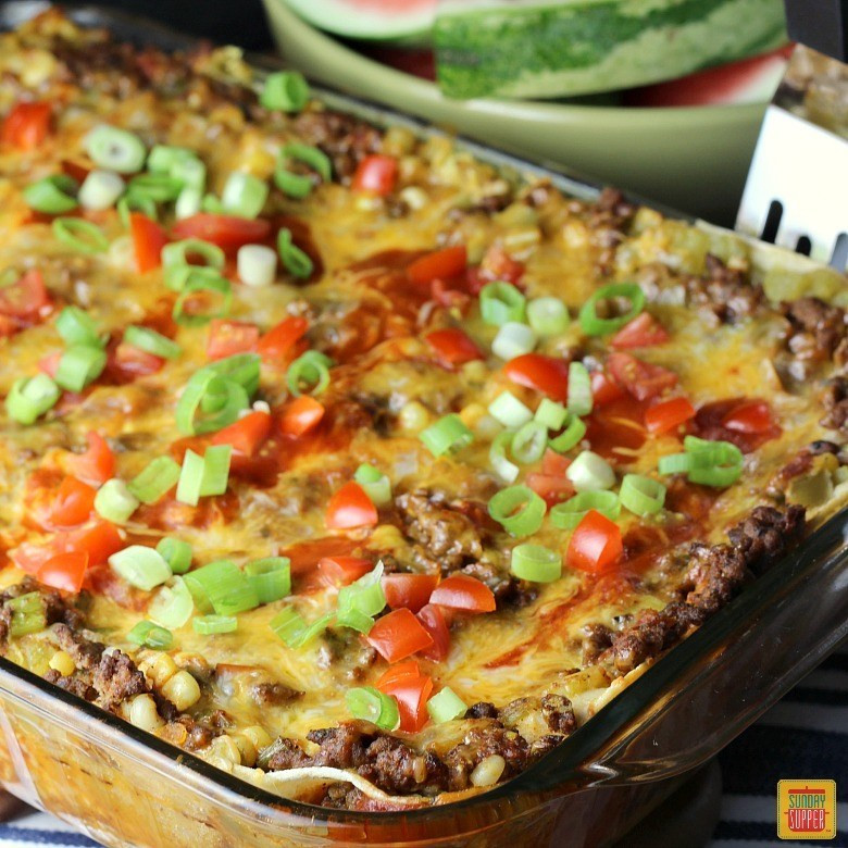 Mexican Casserole With Corn Tortillas
 Mexican Lasagna with Corn Tortillas SundaySupper Sunday