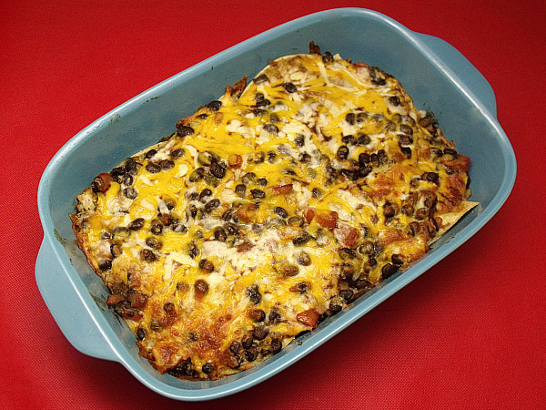 Mexican Casserole With Corn Tortillas
 Ve arian Mexican Tortilla Casserole