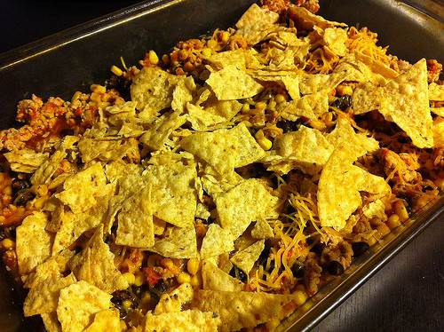 Mexican Casserole With Tortilla Chips
 mexican casserole with tortilla chips