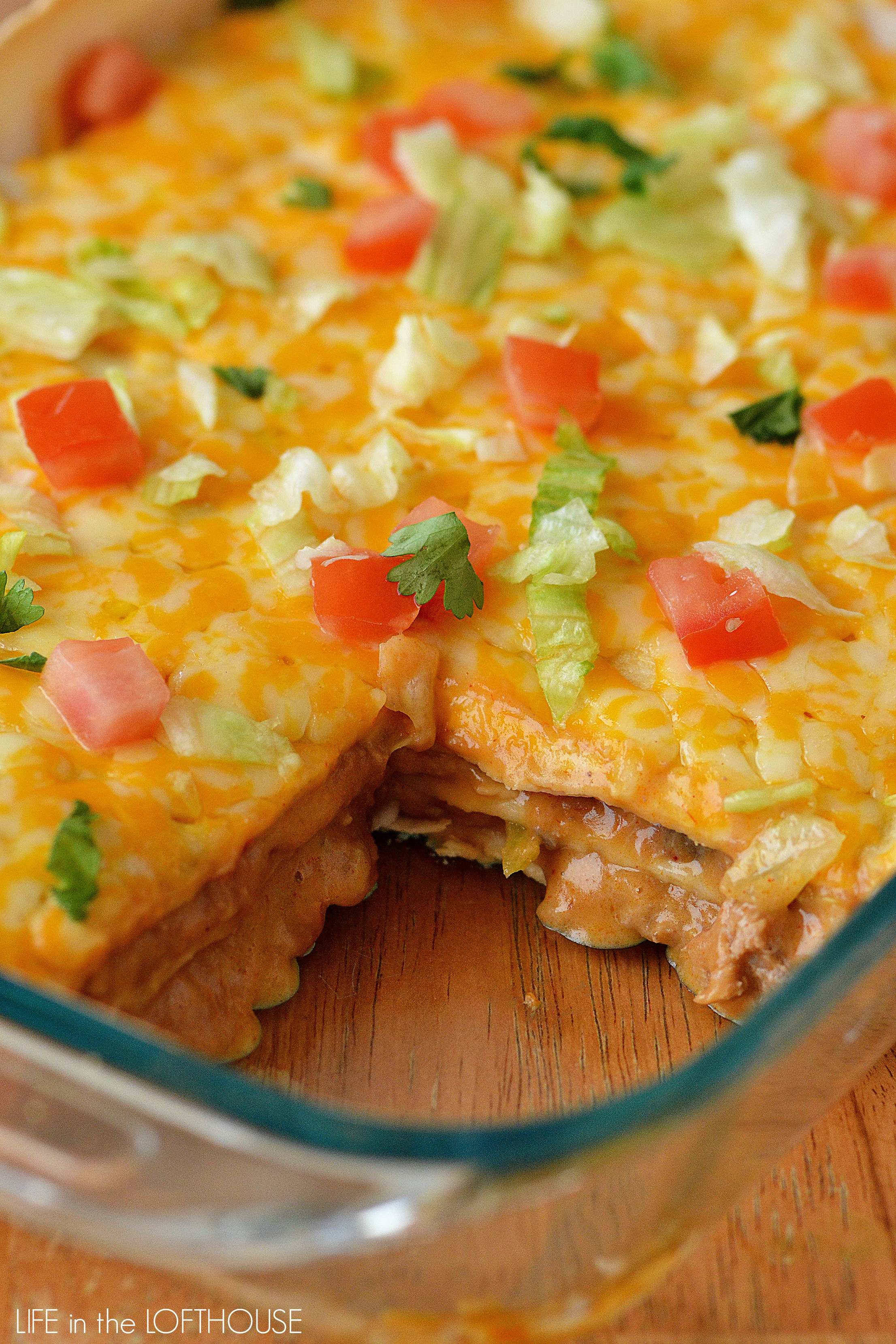 Mexican Casserole With Tortillas
 Mexican Tortilla Stack