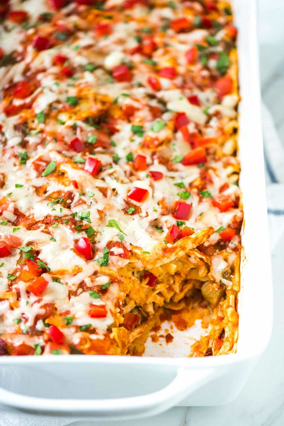 Mexican Casserole With Tortillas
 Chicken Tortilla Casserole