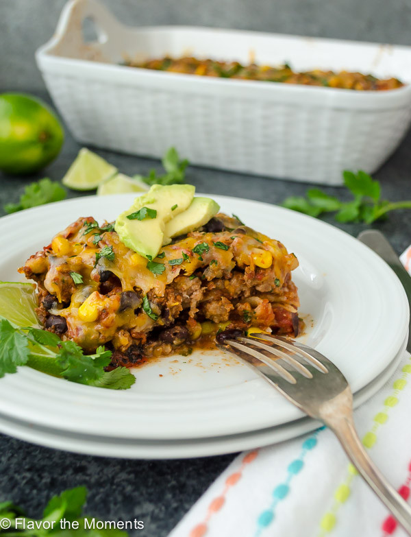 Mexican Casserole With Tortillas
 Mexican Turkey Tortilla Casserole Flavor the Moments