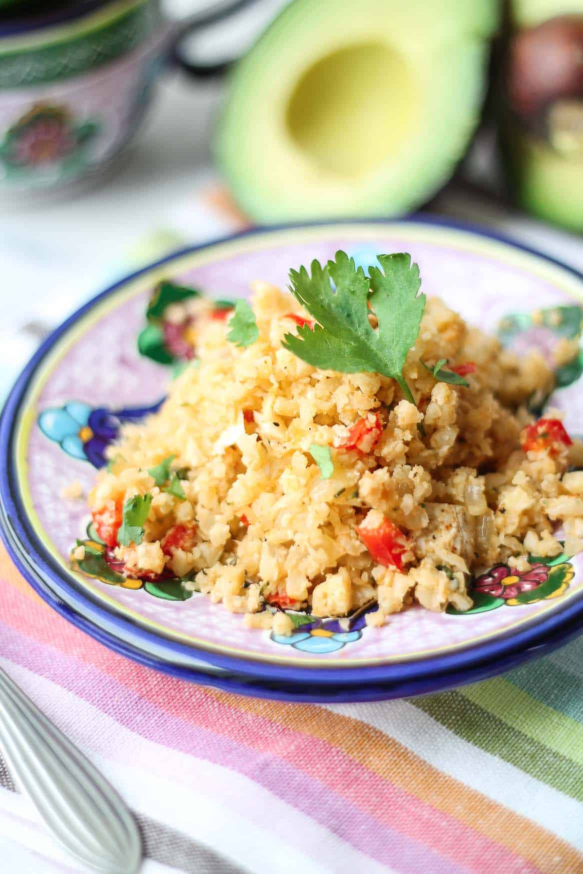 Mexican Cauliflower Rice
 Mexican Cauliflower "Rice" Vegan Gluten Free Paleo