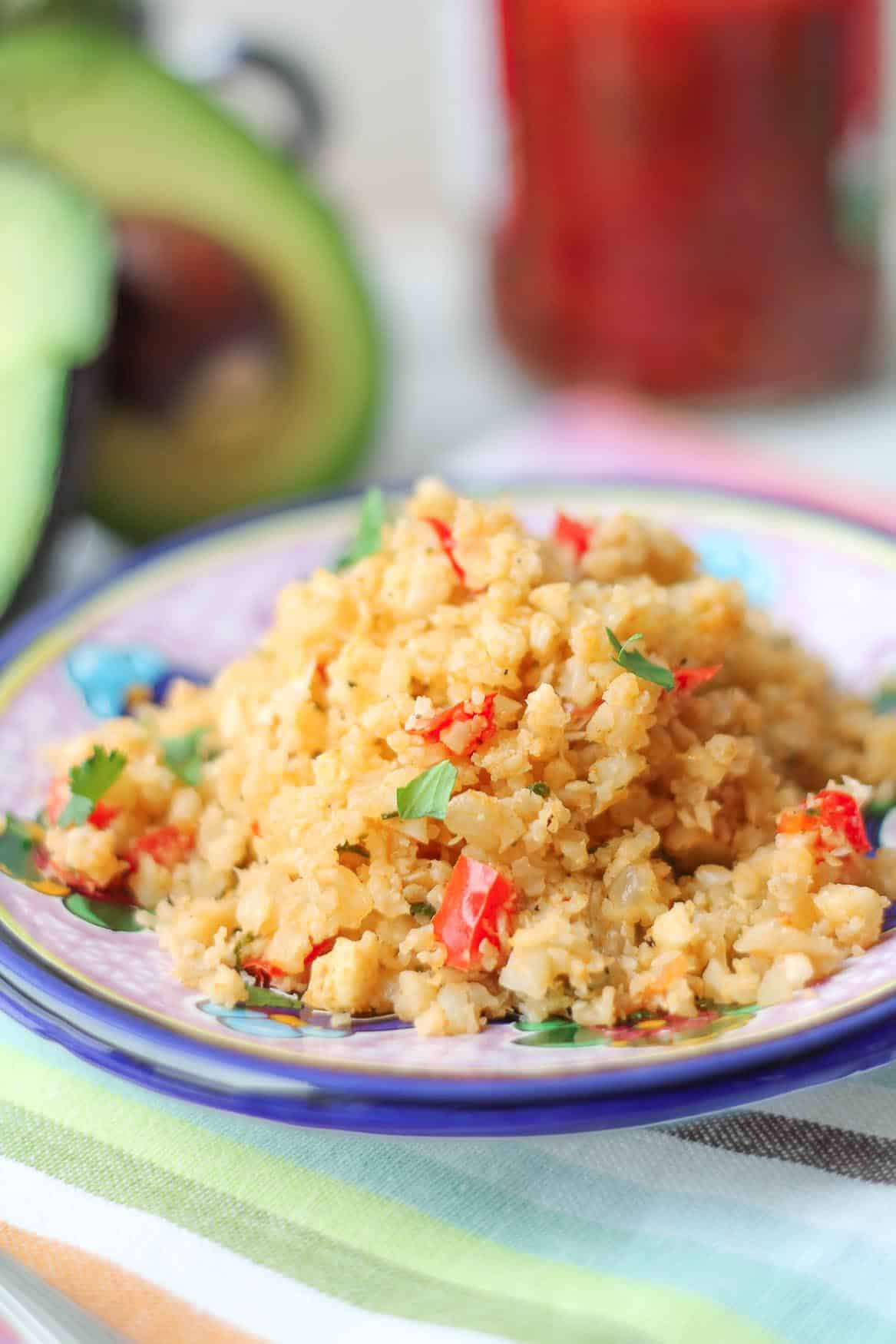 Mexican Cauliflower Rice
 Mexican Cauliflower "Rice" Vegan Gluten Free Paleo