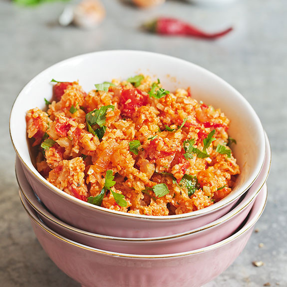 Mexican Cauliflower Rice
 Spicy Mexican Cauliflower Rice