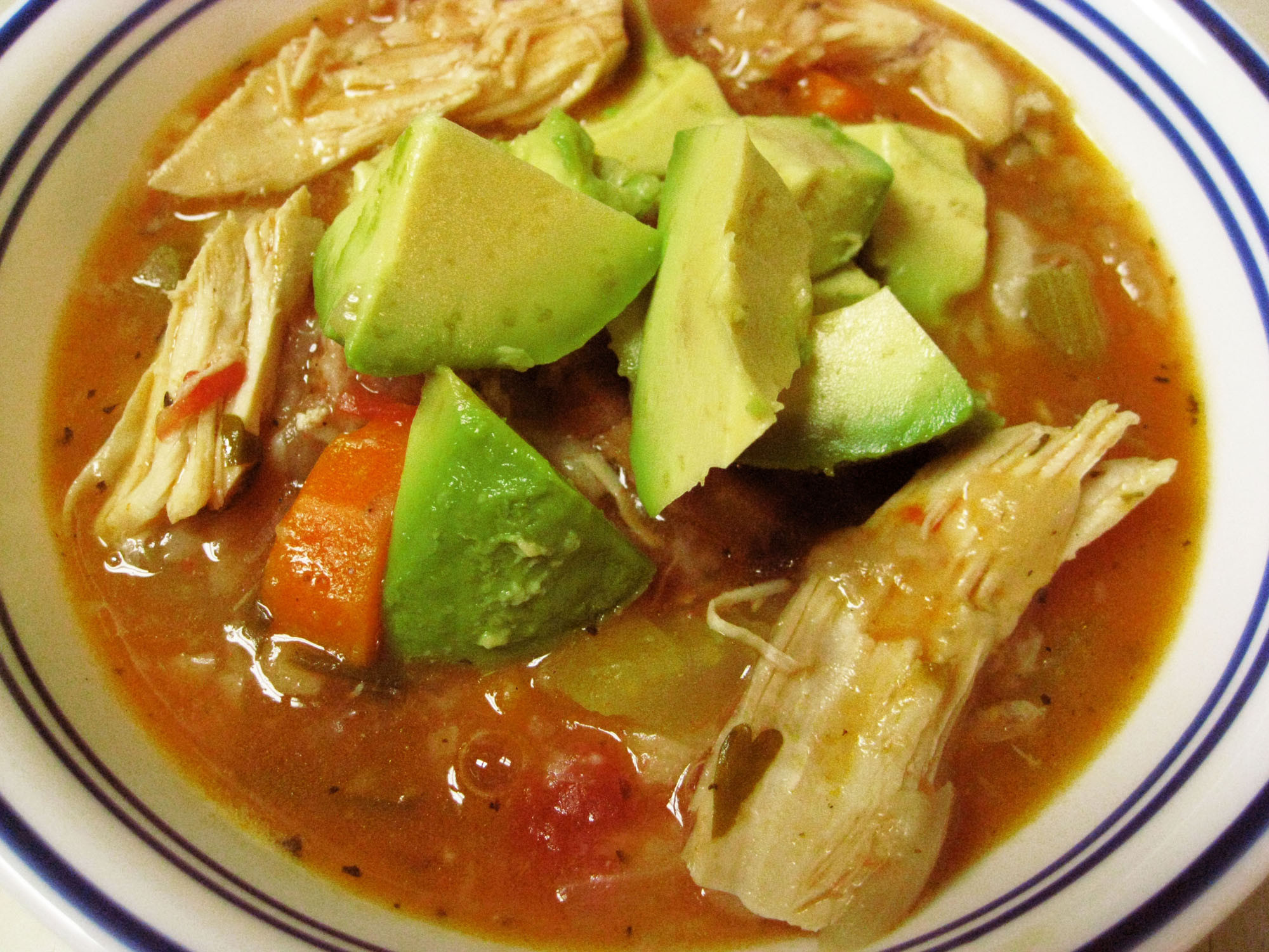 Mexican Chicken Soup
 Spicy Mexican Chicken Soup