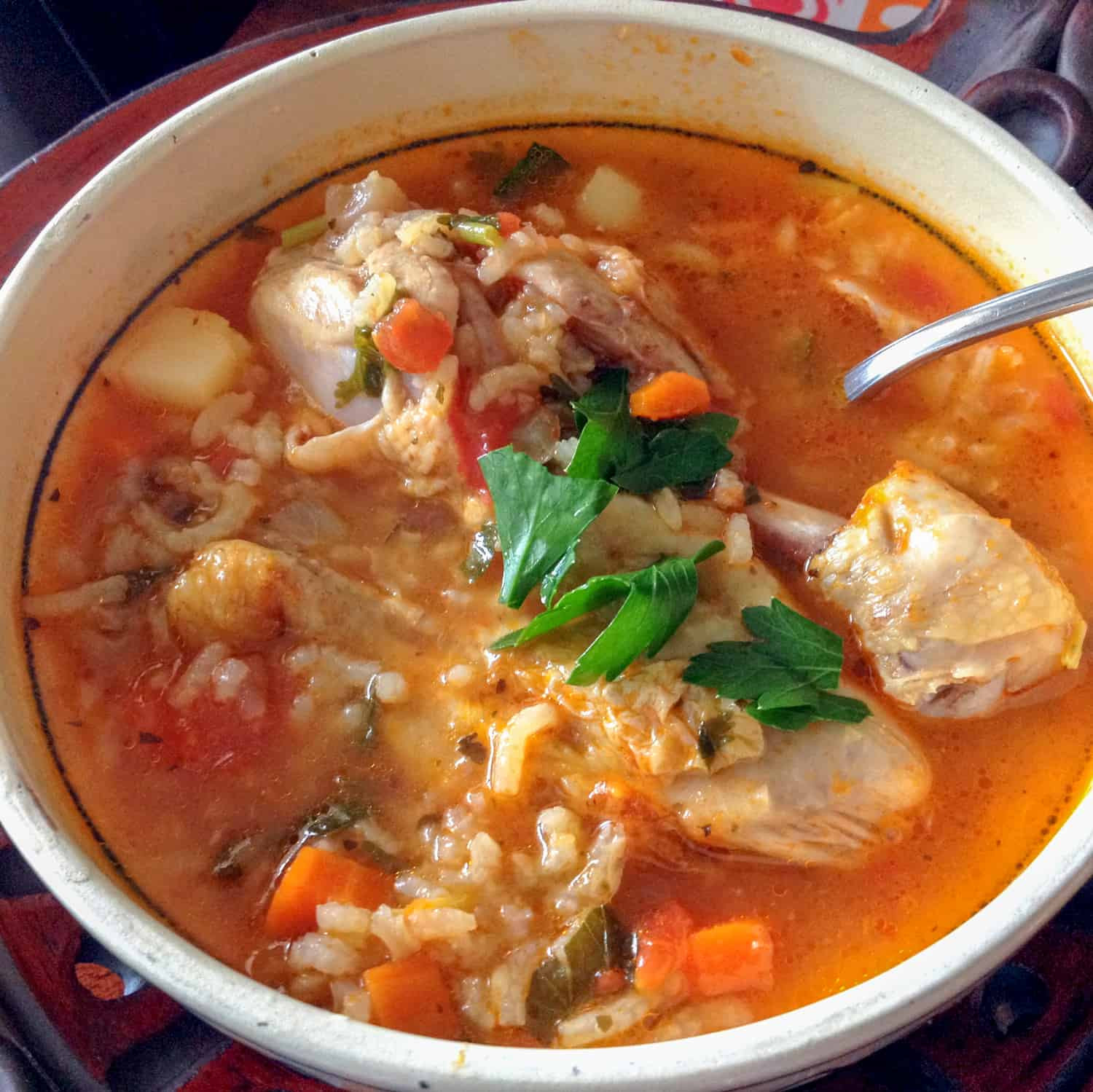 Mexican Chicken Soup
 Mexican Caldo de Pollo Chicken Soup Mexican Style