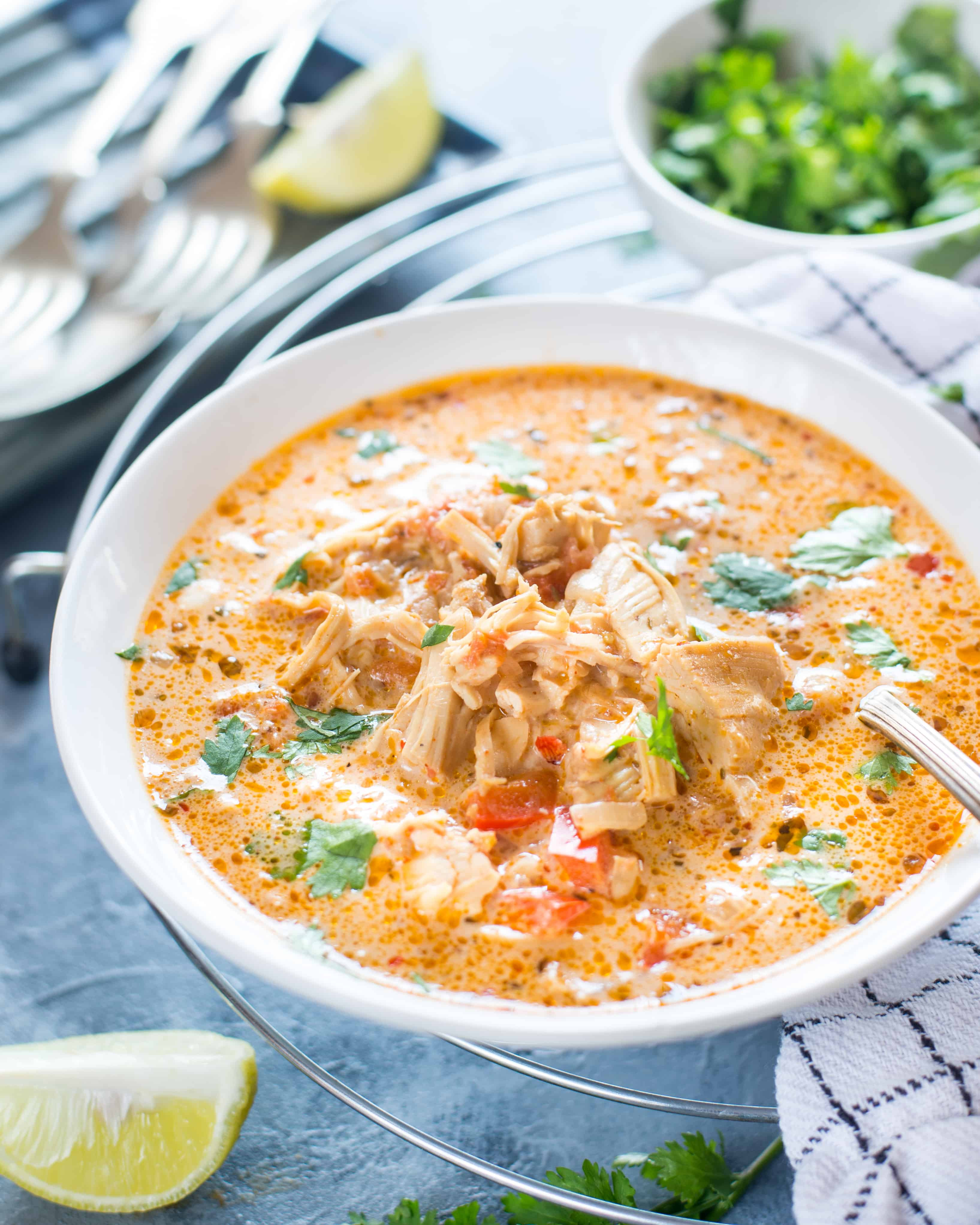 Mexican Chicken Soup
 SLOW COOKER MEXICAN CHICKEN SOUP The flavours of kitchen