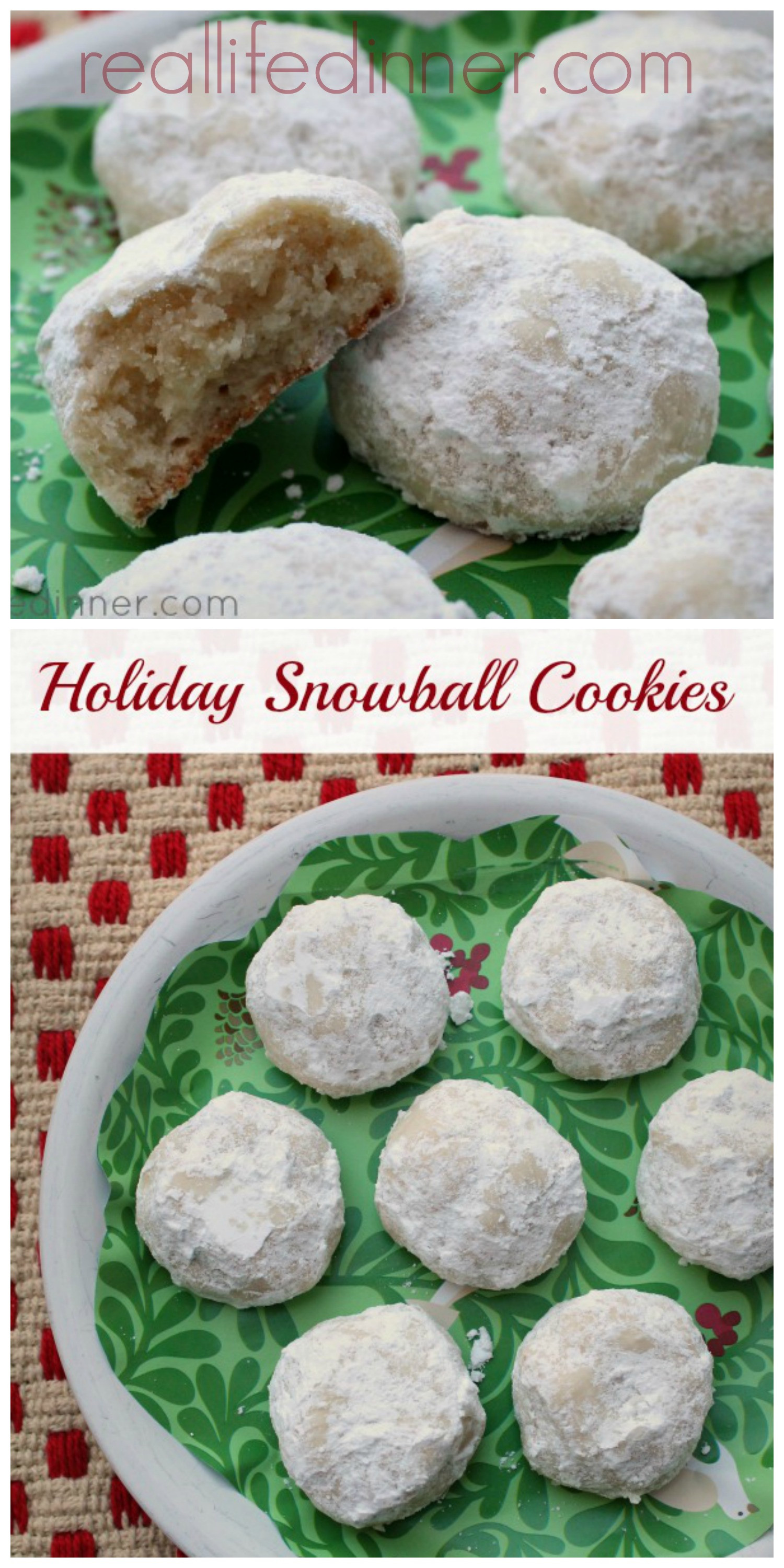 Mexican Christmas Cookies
 Holiday Snowball Cookies