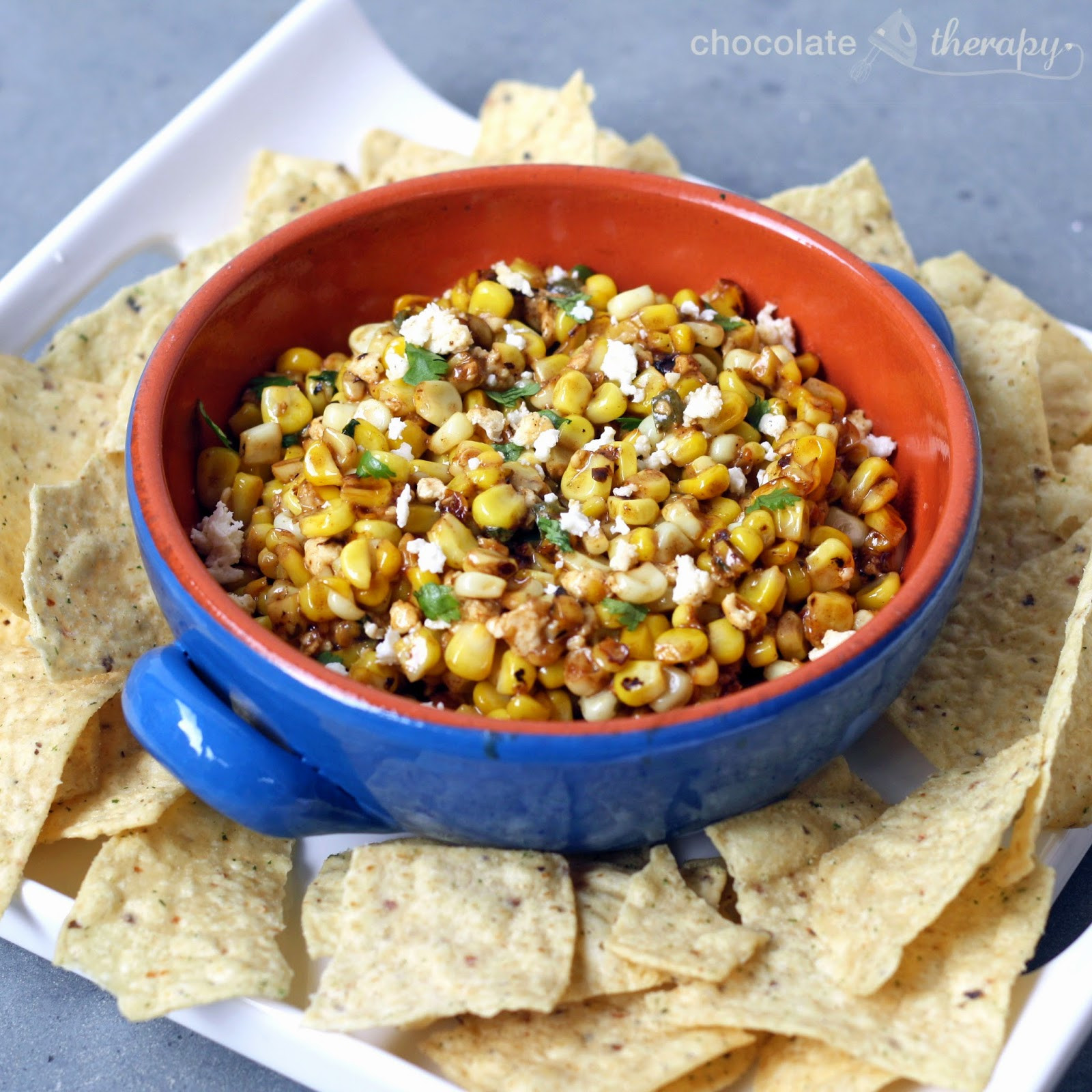 Mexican Corn Dip
 Chocolate Therapy Mexican Corn Dip