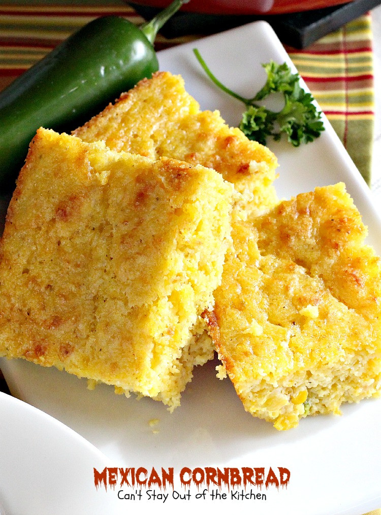 Mexican Cornbread Recipe
 Mexican Cornbread Can t Stay Out of the Kitchen