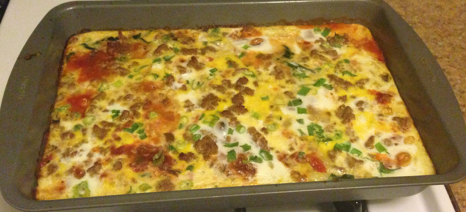 Mexican Egg Casserole
 Broke and Bougie Clean Eating Mexican Breakfast Casserole