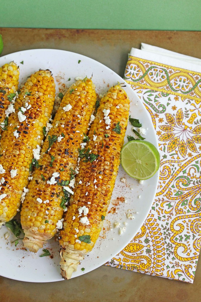 Mexican Grilled Corn
 Mexican Grilled Corn on the Cob Grandbaby Cakes