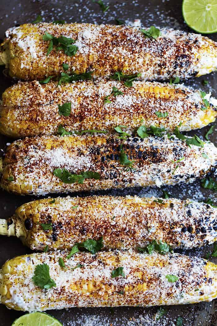Mexican Grilled Corn
 Grilled Mexican Street Corn