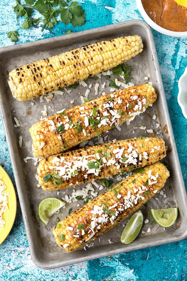 Mexican Grilled Corn
 Grilled Mexican Corn Elote
