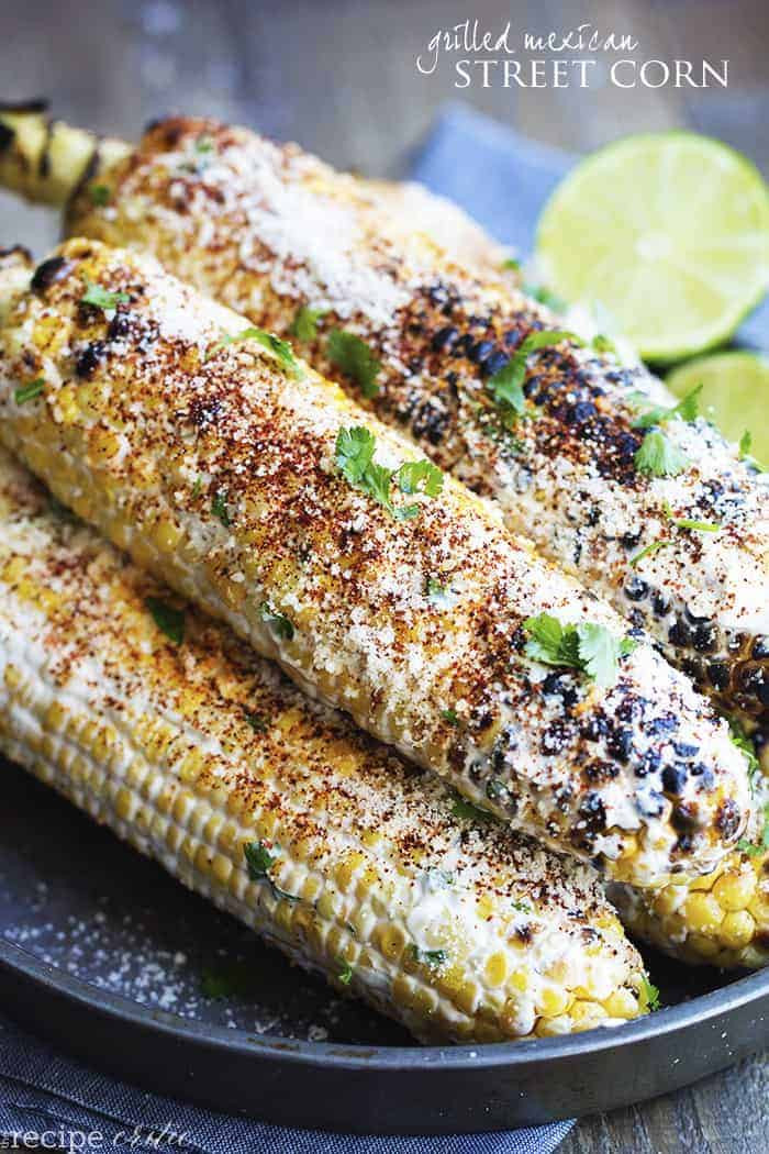 Mexican Grilled Corn
 Grilled Mexican Street Corn